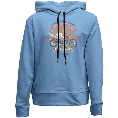 Детский худи без флиса motorcycles  vintage