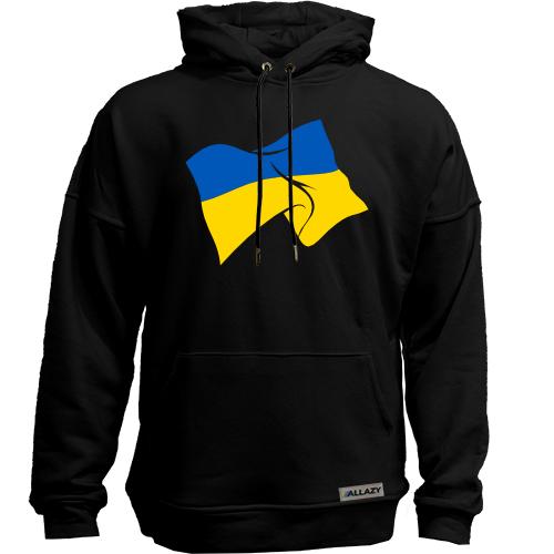 Худи без начеса Украинское знамя