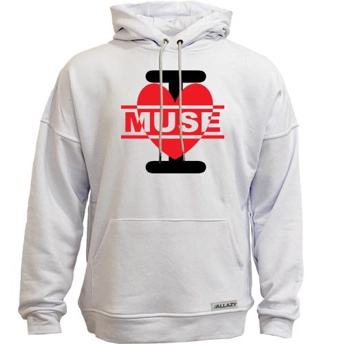 Худи без начеса I love Muse