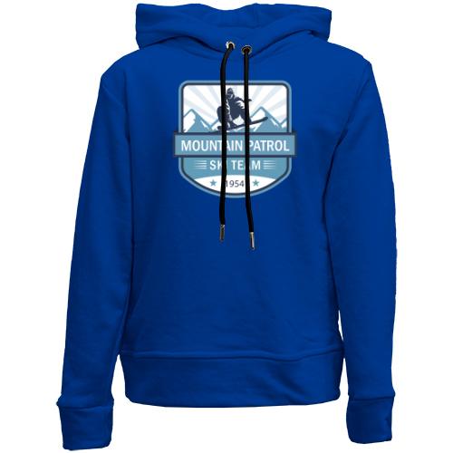 Детский худи без флиса mountain patrol ski team