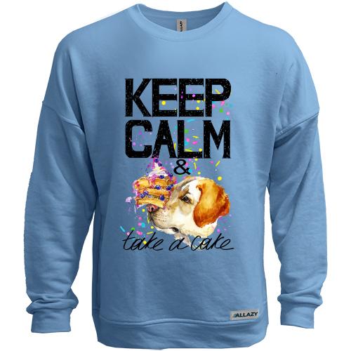 Свитшот без начеса с пойнтером 