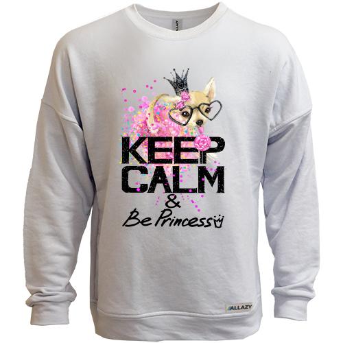 Свитшот без начеса с собачкой 