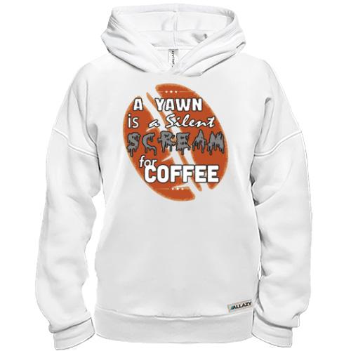Худі BASE Scream coffee