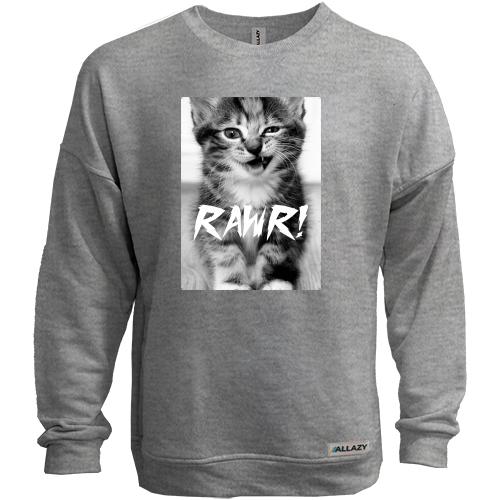 Свитшот без начеса Rawr кот