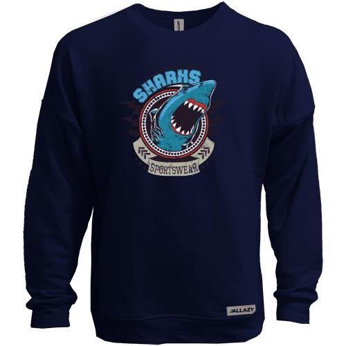Свитшот без начеса Sharks sportswear