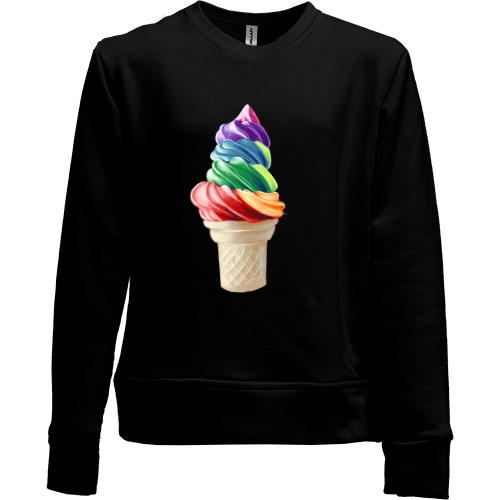 Детский свитшот без начеса Gourmet ice-cream