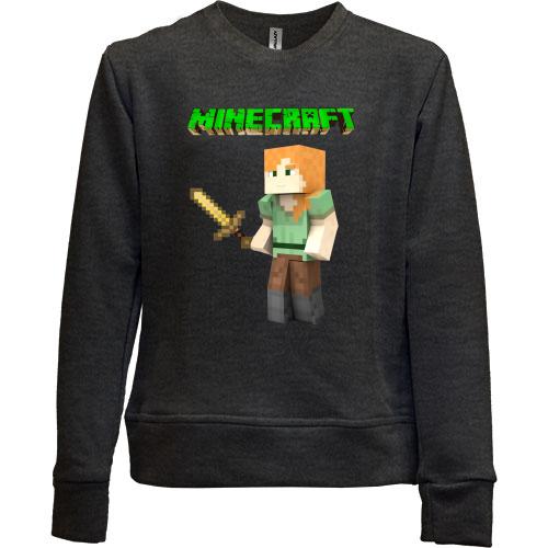 Дитячий світшот без начісу Minecraft Алекс