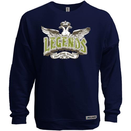 Свитшот без начеса legends surfing team
