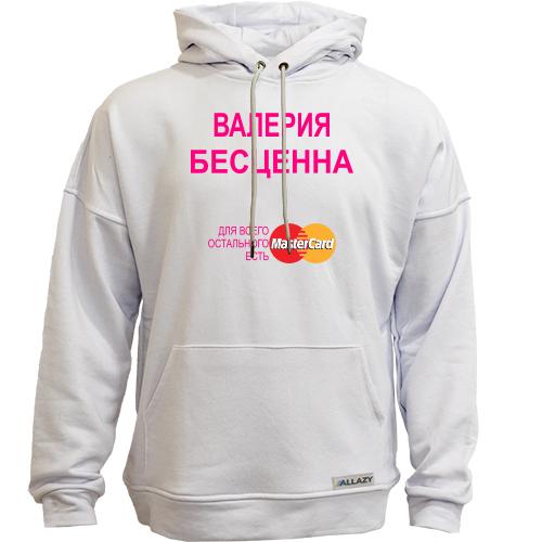 Худи без начеса с надписью 