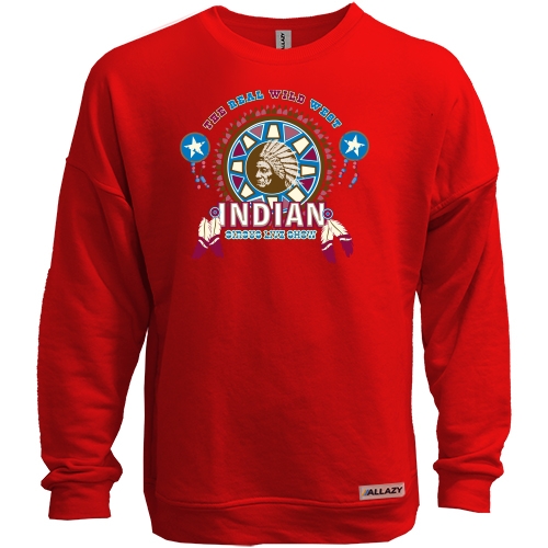 Свитшот без начеса indian wild west
