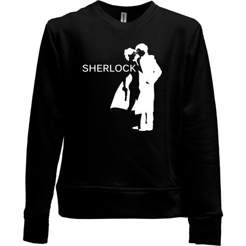 Детский свитшот без начеса Sherlock
