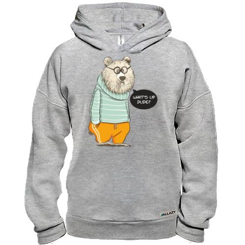 Худі BASE Bear What's up Dude?