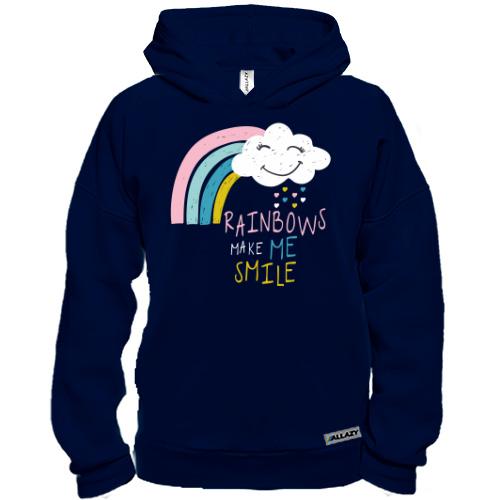 Худи BASE Rainbows make me Smile