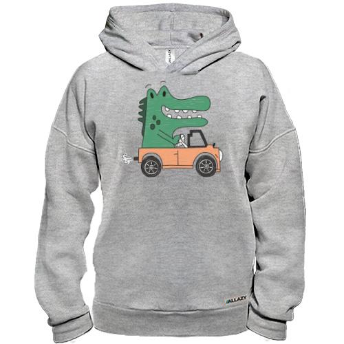 Худі BASE Crocodile in the car