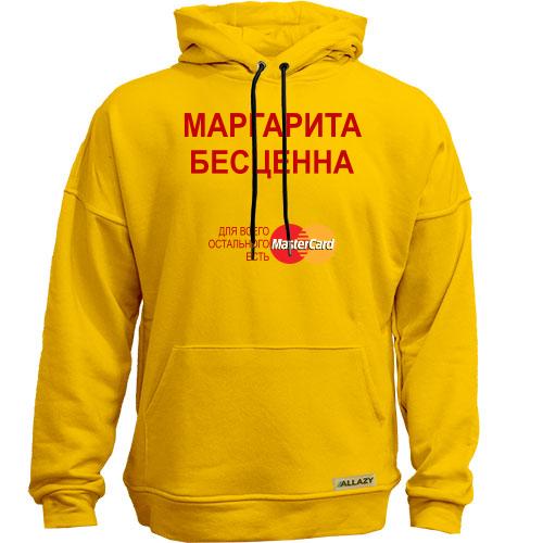Худи без начеса с надписью 