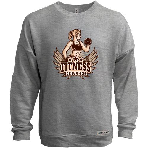 Свитшот без начеса fitness center