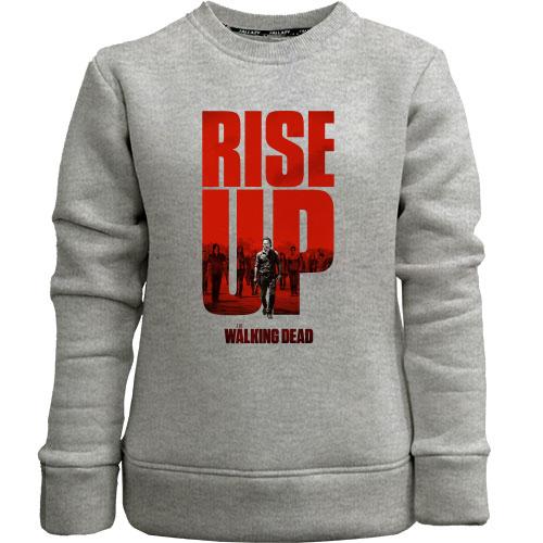 Детский свитшот без начеса The Walking Dead - Rise Up