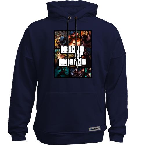 Худи без начісу League of Legends в стилі GTA