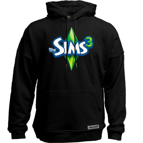 Худи без начісу з логотипом Sims 3
