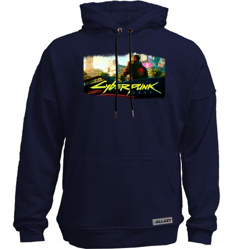 Худи без начеса с главным героем игры Cyberpunk 2077
