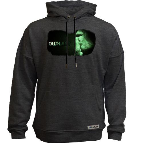 Худи без начісу з постером гри Outlast 2