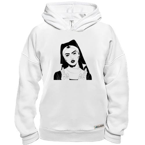 Худи BASE Nun with black eyes