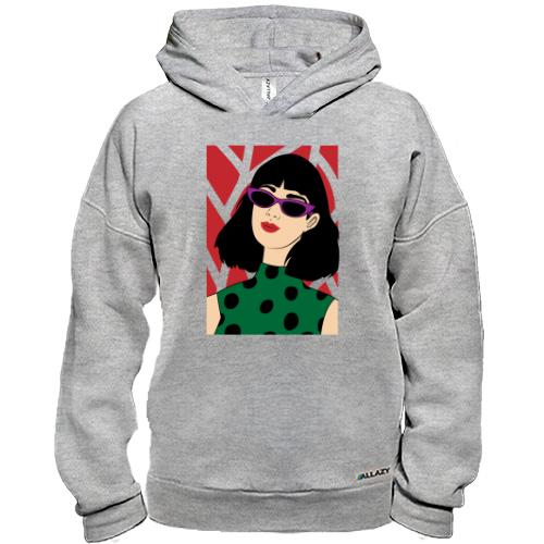 Худі BASE Art girl with glasses