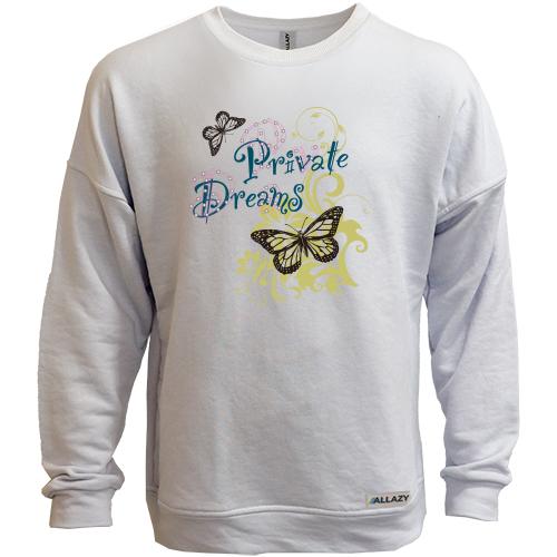 Свитшот без начеса Private Dreams butterfly