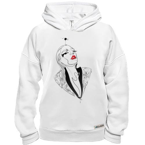 Худі BASE Girl with red lips