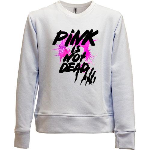 Дитячий світшот без начісу Pink is not dead