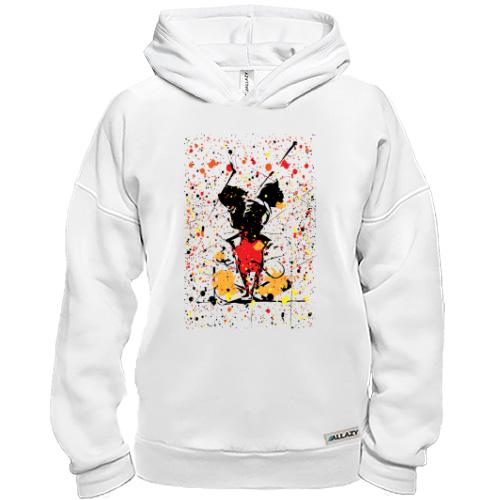 Худи BASE Mickey mouse paint art