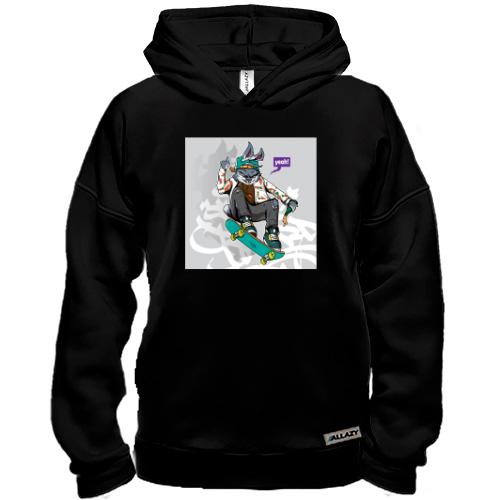 Худі BASE Hare on a skateboard