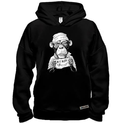 Худі BASE I will work for bananas