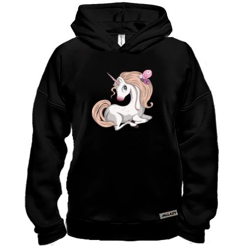 Худи BASE Baby unicorn with butterfly