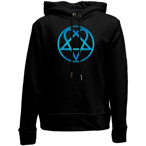 Дитячій худі без флісу Blue Logo