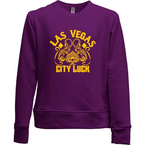 Дитячий світшот без начісу Las Vegas City Luck