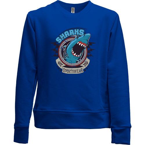 Дитячий світшот без начісу Sharks sportswear