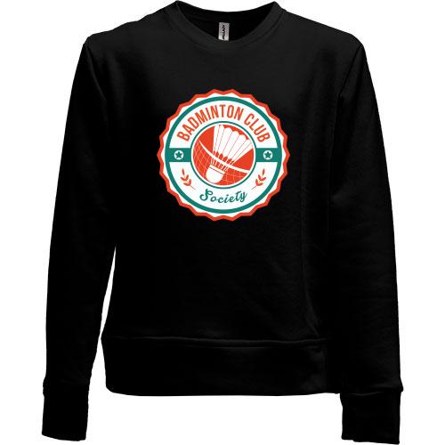 Детский свитшот без начеса Badminton Club Society