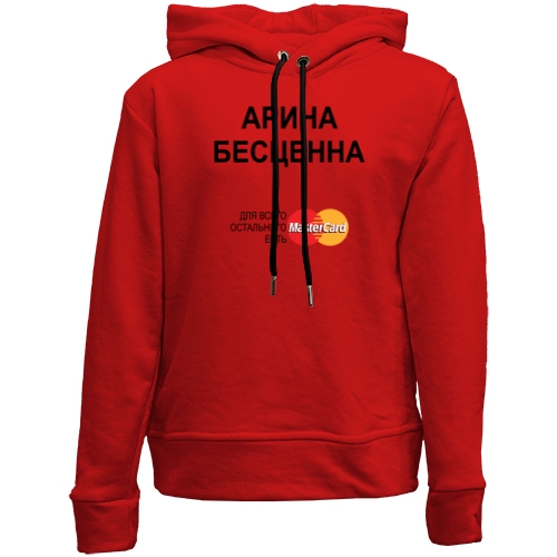 Детский худи без флиса с надписью 
