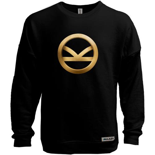 Свитшот без начеса с логотипом Kingsman