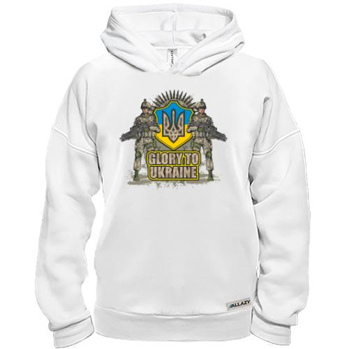 Худи BASE Glory to Ukraine (солдаты)