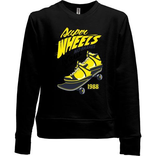 Дитячий світшот без начісу super wheels