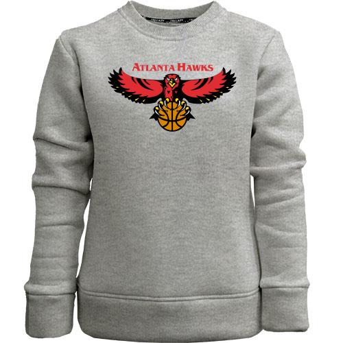 Детский свитшот без начеса atlanta hawks