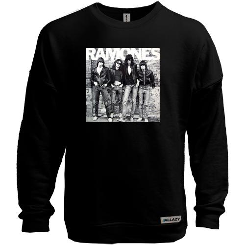Свитшот без начеса Ramones Band чб