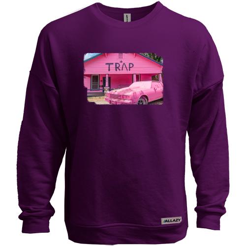 Світшот без начісу Pink Trap