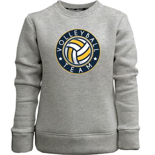 Детский свитшот без начеса volleyball team