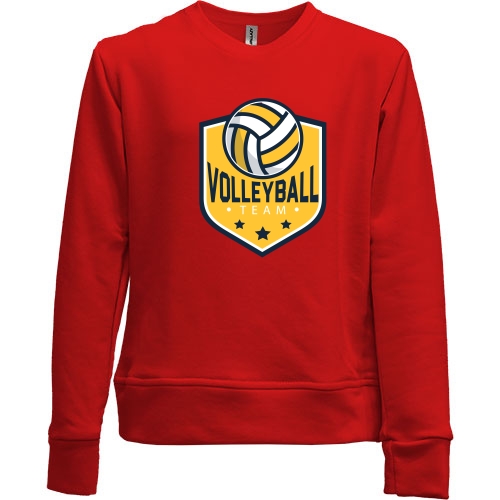 Детский свитшот без начеса volleyball team logo