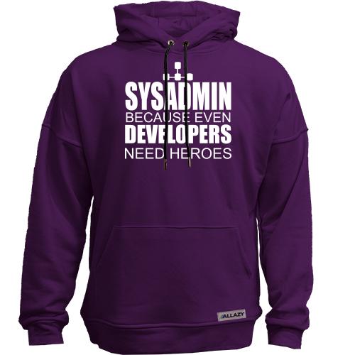 Худи без начісу Sysadmin
