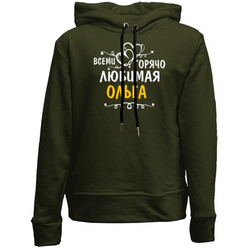 Детский худи без флиса с надписью 