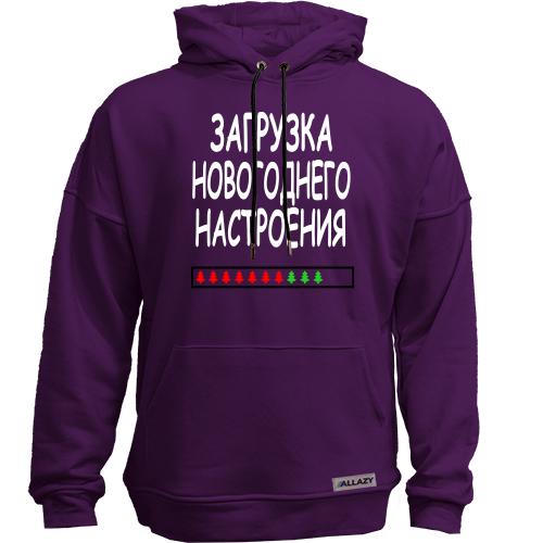 Худи без начеса с надписью 